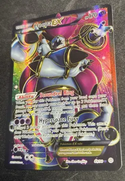 Hoopa EX Ultra Rare Full Art 89/98 XY Ancient Origins 170 HP Holo Pokemon - Image 4