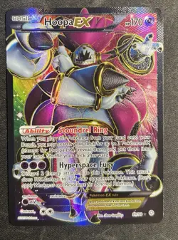 Hoopa EX Ultra Rare Full Art 89/98 XY Ancient Origins 170 HP Holo Pokemon - Image 5