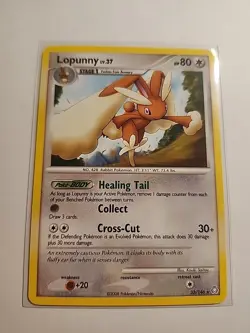 Lopunny 33/146 D&P Legends Awakened Non Holo Rare Pokemon Trading CG 2008 - Image 1