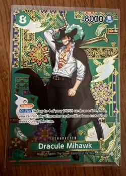 One Piece Dracule Mihawk - English - (SP) OP12-030 The Azure Sea's Seven Foil NM - Image 3