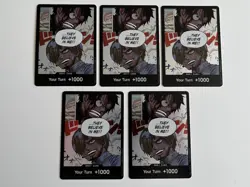 One Piece OP11 DON!! Card - Lot Of 5! Near Mint / Pack Fresh - Image 1