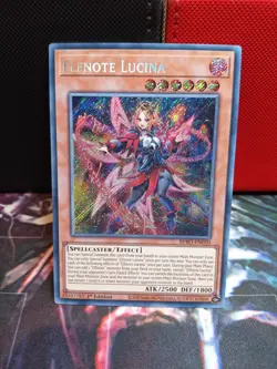 YUGIOH Elfnote Lucina (BPRO-EN010) Secret Rare 1st Edition Near Mint - Image 1