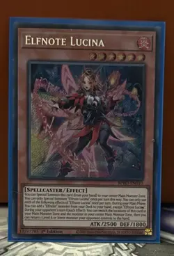 Elfnote Lucina - 1st Edition Secret Rare BPRO-EN010 Yugioh - Image 1