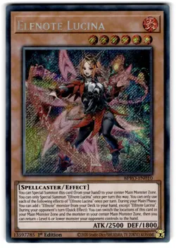 YUGIOH Elfnote Lucina (BPRO-EN010) Secret Rare 1st Edition Near Mint - Image 1