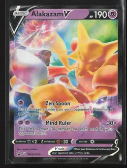 Alakazam V Promo SWSH: Sword & Shield Promo Cards SWSH083 NM Pokemon Card - Image 1