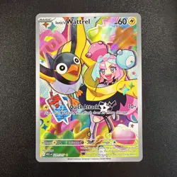 Ionos Wattrel 231/217 - Ascended Heroes Illustration Rare Holo Pokemon Card NM - Image 2