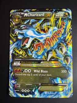 Pokemon Mega-Charizard-EX TCG Flashfire Holo Card 69/106 Jumbo Card - NM -LP - Image 1