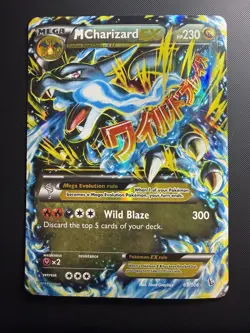 Pokemon Mega-Charizard-EX TCG Flashfire Holo Card 69/106 Jumbo Card - NM -LP - Image 2