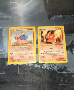 Magcargo 33 & Slugma 53 Neo Revelation Regular 2-Card Lot Pokemon - Image 1