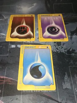 Water, Fighting, Psychic Expedition Base Energy Card Lot Pokemon Vintage - Image 2