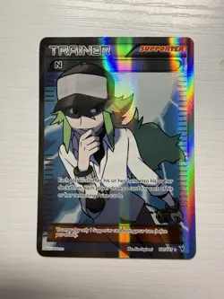 N Supporter 101/101 Full Art UR Noble Victories Holo NM Pokemon Card - Image 1