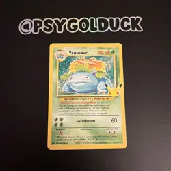 Pokemon TCG Venusaur Celebrations Holo Card 15/102 LP E17 - Image 1