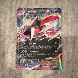 Pokemon Yveltal EX Promo Holo XY XY150 Basic 170 HP Evil Ball Y Cyclone Card - Image 1