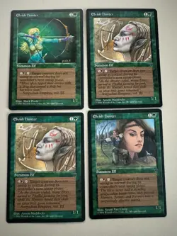 Elvish Hunter 4x alle Versionen MTG - Fallen Empires - Englisch ©1994 NM/EX #1 - Image 1