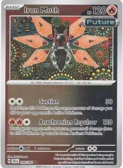 Iron Moth 009/064 Reverse Holo Card Shrouded Fable Pokemon TCG NM-Mint - Image 1