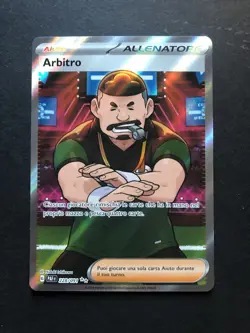 GCC Pokemon Arbitro 228/091 Ultrarara full art set Destino di Paldea Ita. NM - Image 1