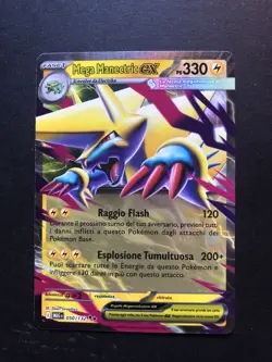 GCC Pokemon Mega Manectric ex 050/132 Rara ex set Megaevoluzione Ita. Near Mint - Image 1