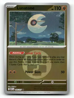 Lunatone (Energy Symbol) 105/217 - ME: Ascended Heroes - Pokemon Card NM/M - Image 1