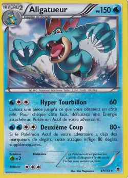 Aligatueur Holo - XY4:Vigueur Spectrale - 17/119 - Carte Pokemon Francaise - Image 1