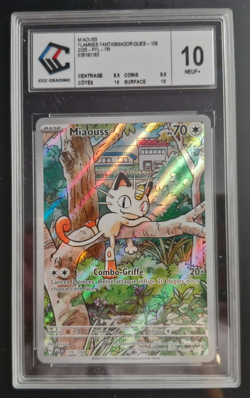 Carte Pokemon - CCC 10 -Miaouss AR 106/094 - ME2 Flammes fantasmagoriques FR - Image 1