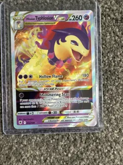 Pokemon TCG Hisuian Typhlosion Vstar Sword & Shield Mfg-Astral Radiance 054/189 - Image 1