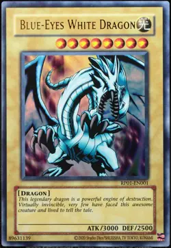 Yu-Gi-Oh! Blue-Eyes White Dragon RP01-EN001 Ultra Rare [NM] American | EN 2024 - Image 1