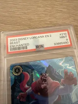 2023 Disney Lorcana Beast /Biest Enchanted PSA 9 - Image 4