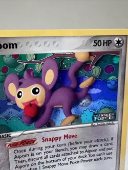 LP Aipom 34/115 Reverse Holo Unseen Forces AUTHENTIC Pokemon Card - Image 5