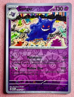 Gengar 094/165 | 151 MEW EN | 2023 Pokemon Card TCG Reverse Holo Komiya | NM - Image 1