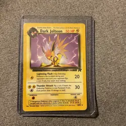 Dark Jolteon 38/82 Team Rocket Regular Unlimited Pokemon Card See - Image 1