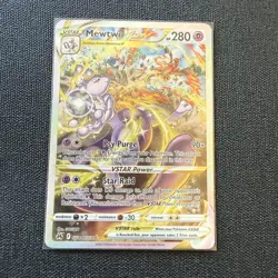 Mewtwo VSTAR GG44/GG70 Ultra Rare Crown Zenith Pokemon Card - Image 1