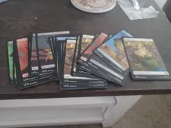 pizza lands mtg tmnt foil and non foil pizza box set - Image 1
