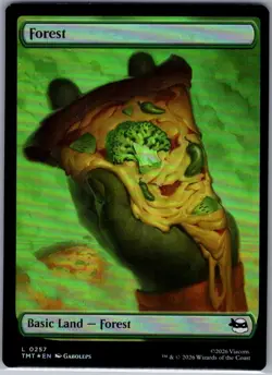 Forest (0257) 257 Foil TMNT - Magic The Gathering MTG - NM - Image 1