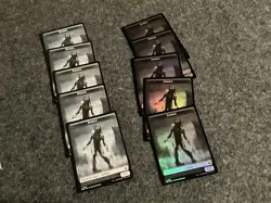 MTG Foundation Token lot 10 total-7 foils Zombie/Goblin and Zombie/insect - Image 1