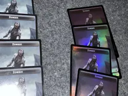 MTG Foundation Token lot 10 total-7 foils Zombie/Goblin and Zombie/insect - Image 5