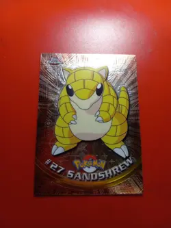 1999 TOPPS Chrome POKEMON Series 1-SANDSHREW TV Animation Edtion. - Image 1