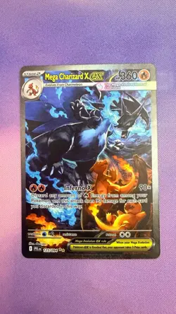 Mega Charizard X ex - 125/094 Phantasmal Flames Pokemon - Image 1