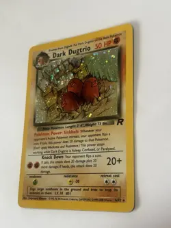 Dark Dugtrio 6/82 Team Rocket Holo Rare Lightly Played Pokemon Card - Image 2