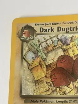 Dark Dugtrio 6/82 Team Rocket Holo Rare Lightly Played Pokemon Card - Image 3