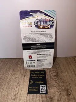 2 Pokemon Phanpy Morpeko TCG Sword & Shield Chilling Reign Blister Packs Bundle - Image 5