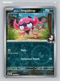 Reverse Holo Marnie's Impidimp 134/182 Common Destined Rivals Pokemon - Image 1