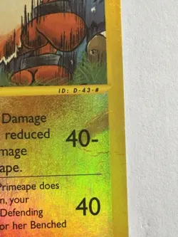 Primeape 29/147 Reverse Holo Aquapolis Moderately Played Pokemon Card - Image 2