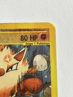 Primeape 29/147 Reverse Holo Aquapolis Moderately Played Pokemon Card - Image 3