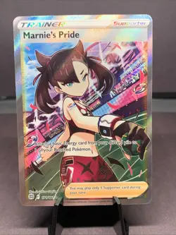 Pokemon TCG Marnie's Pride 171/172 Full Art Holo Ultra Rare Brilliant Stars NM - Image 1