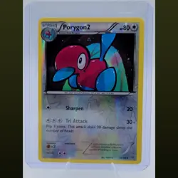 2015 POKEMON ANCIENT ORIGINS PORYGON2 65/98 REVERSE HOLO UNCOMMON NM - Image 1