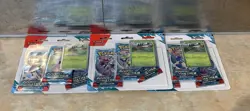 Pokemon Journey Together 3x Triple Blister Pack - In Hand Three Sets 9 Boosters - Image 1