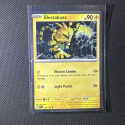 Electabuzz 125/165 (Cosmos Holo) - pokemon 151 with Swirl - Image 1