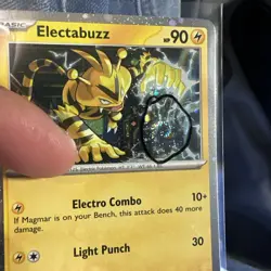Electabuzz 125/165 (Cosmos Holo) - pokemon 151 with Swirl - Image 2