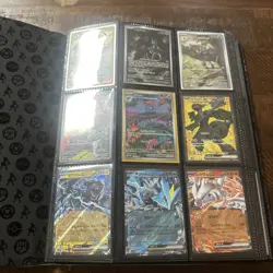 Pokemon TCG Card Collection LOT EX, FULL ARTS, Some vintage, with 2 binders! - Image 1