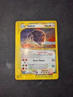Pokemon SKYRIDGE - #148/144 Golem Crystal - Holo - SWIRL - ENG - Moderately Play - Image 2